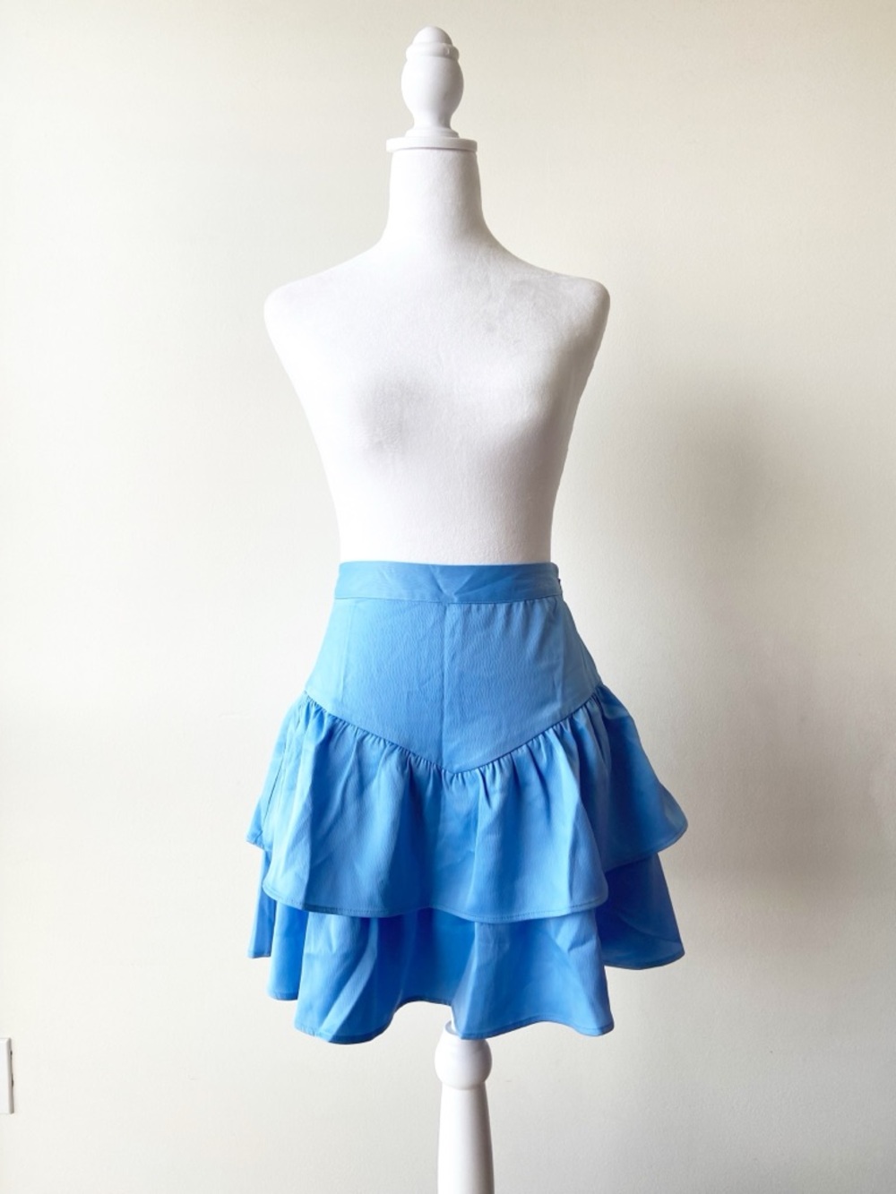 Something New Blue Skirt Size S
